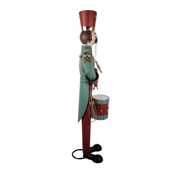 Clayre &amp; Eef | Decoratie Notenkraker Rood Groen 75x50x186 cm | 5Y1436