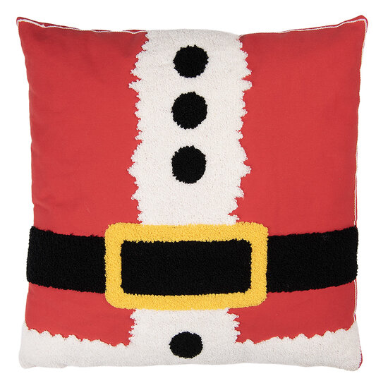 Clayre &amp; Eef | Kussen gevuld Rood Wit 45x5x45 cm | KG023.171