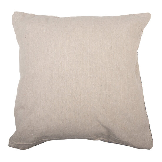 Clayre &amp; Eef | Kussen gevuld Beige Grijs 44x44x4 cm | KG023.156