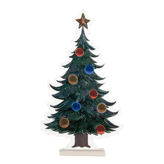 Clayre &amp; Eef | Infinity Lamp Groen Wit 38x7x67 cm | 5LMPI0001
