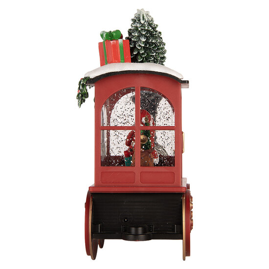 Clayre &amp; Eef | Muziekdoos Trein met LED Rood Groen 31x10x24 cm / 3xAA | 6PR6203