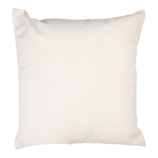 Clayre &amp; Eef | Kussen gevuld Wit Rood 44x44x4 cm | KG023.159
