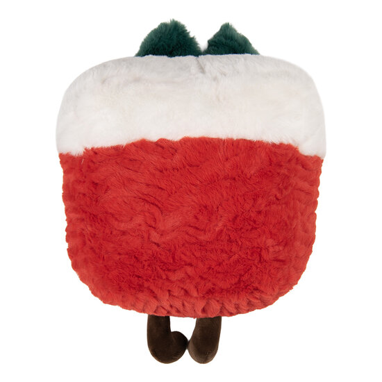 Clayre &amp; Eef | Kussen gevuld Rood Groen 25x10x20 cm | KG035.019