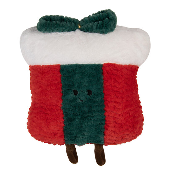 Clayre &amp; Eef | Kussen gevuld Rood Groen 35x7x35 cm | KG035.020