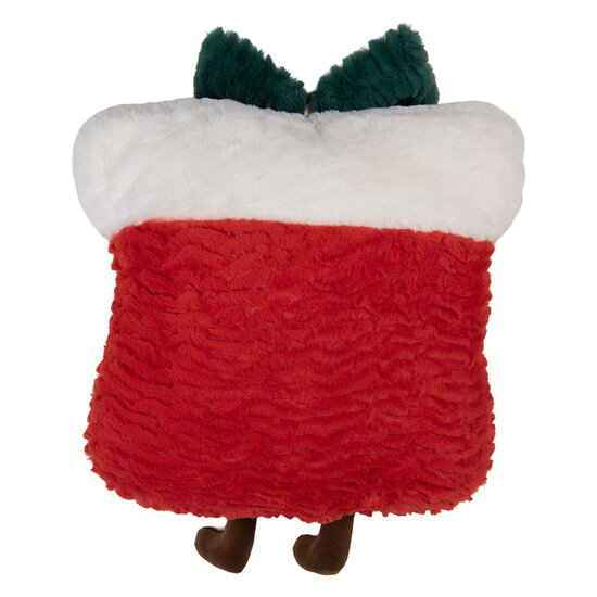Clayre &amp; Eef | Kussen gevuld Rood Groen 35x7x35 cm | KG035.020