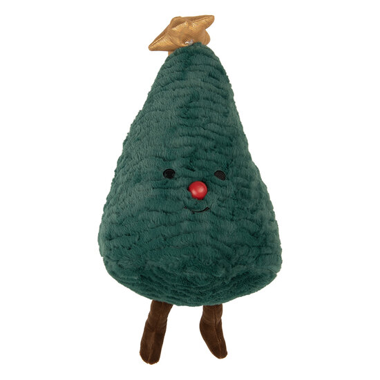 Clayre &amp; Eef | Kussen gevuld Groen Bruin 20x10x32 cm | KG035.022