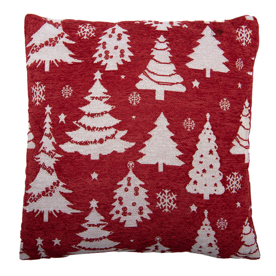 Clayre &amp; Eef | Kussen gevuld Rood Wit 44x44x4 cm | KG023.153