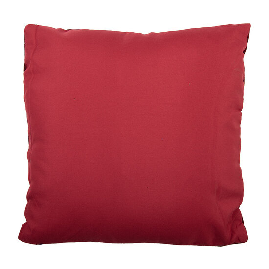 Clayre &amp; Eef | Kussen gevuld Rood Wit 44x44x4 cm | KG023.153
