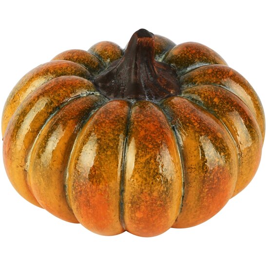 Dekoratief | Deco pompoen, groen, magnesium, 14x14x10cm | A265025