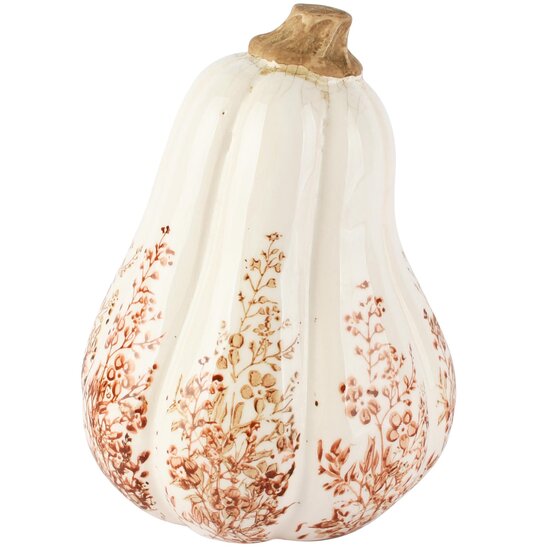 Dekoratief | Deco pompoen 'Earth Blush', keramiek, 13x13x18cm | A265453