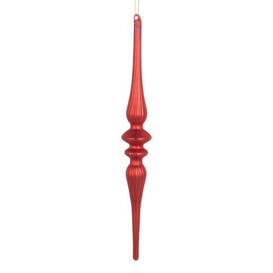 Clayre &amp; Eef | Kersthanger Rood &oslash; 4x29 cm | 6GL5431