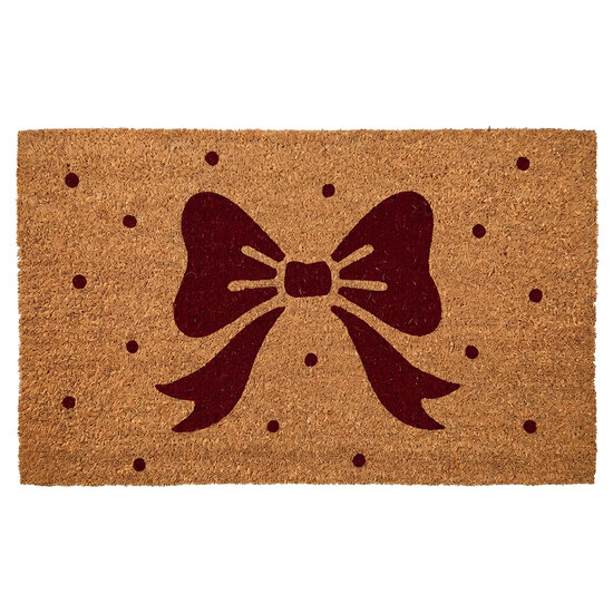 Clayre &amp; Eef | Deurmat Binnen Bruin Rood 75x45x1 cm | MC299