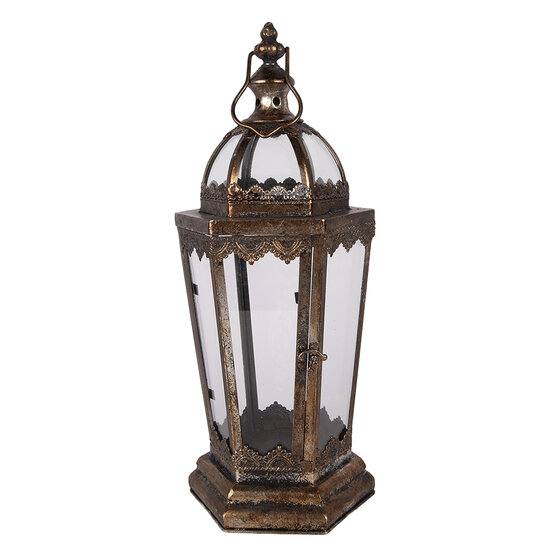 Clayre &amp; Eef | Lantaarn Bruin 19x17x45 cm | 5Y1412