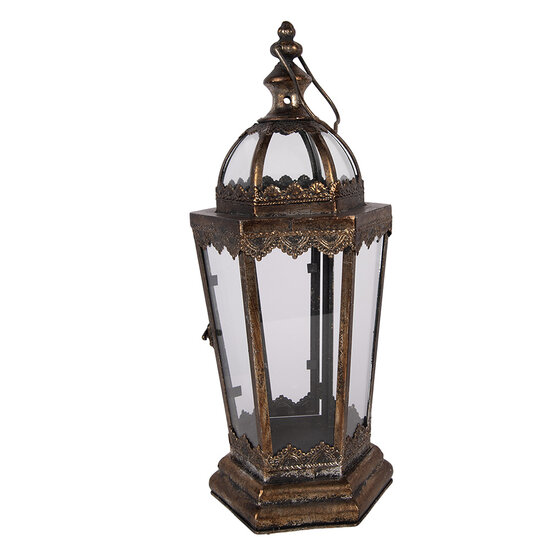 Clayre &amp; Eef | Lantaarn Bruin 19x17x45 cm | 5Y1412