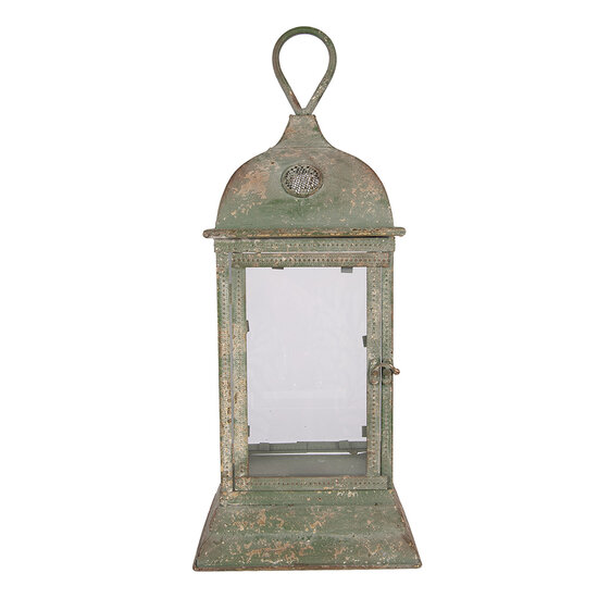 Clayre &amp; Eef | Lantaarn Groen 20x20x49 cm | 5Y1419