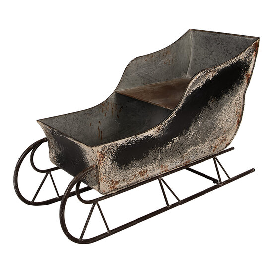 Clayre &amp; Eef | Decoratie Slee Grijs Bruin 123x46x74 cm | 50920