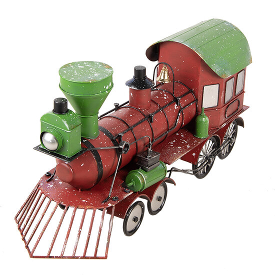 Clayre &amp; Eef | Decoratie Trein Rood Groen 168x30x47 cm | 5Y1322