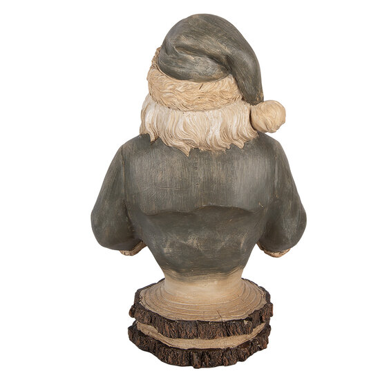 Clayre &amp; Eef | Kerstdecoratie Kerstman Beige Bruin 21x16x31 cm | 6PR6264