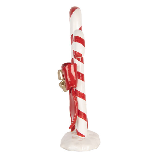 Clayre &amp; Eef | Decoratie Zuurstok Rood Wit 16x8x26 cm | 6PR6277