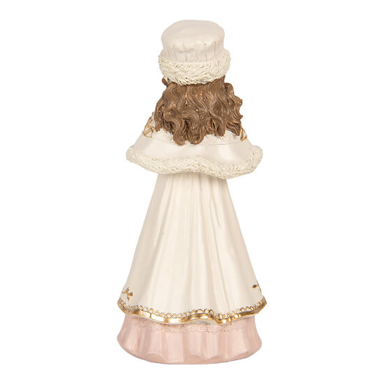 Clayre &amp; Eef | Decoratie Kind Beige Roze 8x7x17 cm | 6PR6313