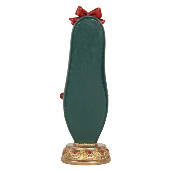 Clayre &amp; Eef | Decoratie Ballerina in balletschoen Rood Groen 7x7x19 cm | 6PR6316