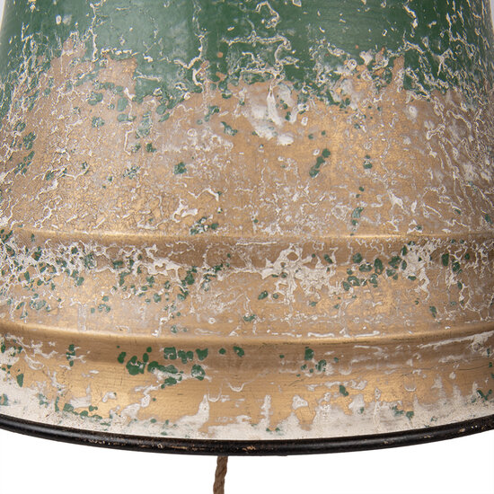 Clayre &amp; Eef | Bel Decoratief Groen Goudkleurig &oslash; 42x46 cm | 6Y6170