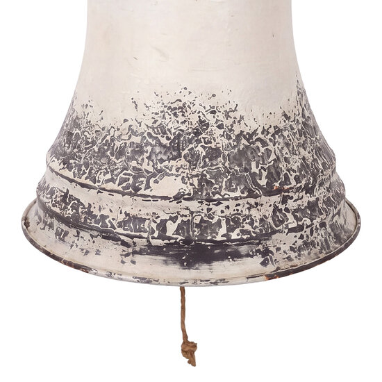 Clayre &amp; Eef | Bel Decoratief Wit Grijs &oslash; 42x46 cm | 6Y6171