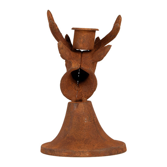 Clayre &amp; Eef | Kandelaar Bruin 8x8x9 cm | 6Y6172