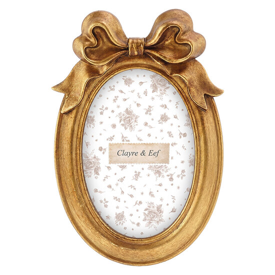 Clayre &amp; Eef | Fotolijst Goudkleurig 17x2x25 cm / 13x18 cm | 2F1410