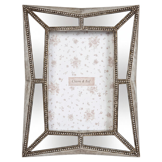 Clayre &amp; Eef | Fotolijst Bruin 17x3x22 cm / 10x15 cm | 2F1442