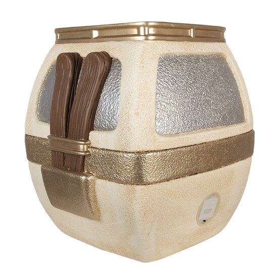 Clayre &amp; Eef | Decoratie Skilift met LED Wit Goudkleurig 47x48x51 cm | 5MG0119