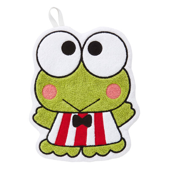 Clayre &amp; Eef | Gastendoekje Wit Groen 20x1x22 cm | 67012