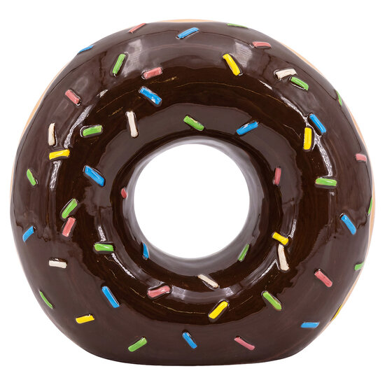 Clayre &amp; Eef | Spaarpot Donut Bruin 14x7x12 cm | 6CE2465