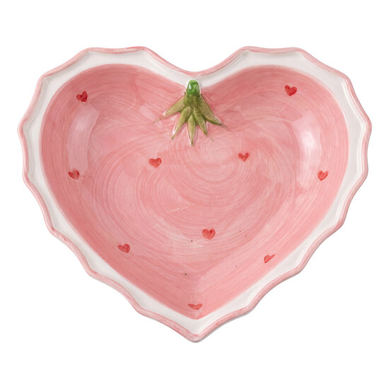 Clayre &amp; Eef | Kom Roze Wit 15x15x4 cm | 6CEBO0267M