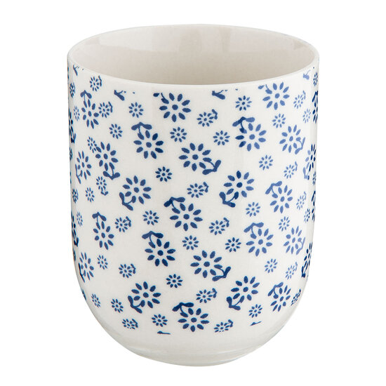Clayre &amp; Eef | Servies Mok Blauw &oslash; 6x8 cm / 100 ml | 6CEMU0022