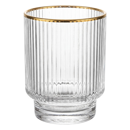Clayre &amp; Eef | Waterglas Transparant &oslash; 8x10 cm / 320 ml | 6GL5534