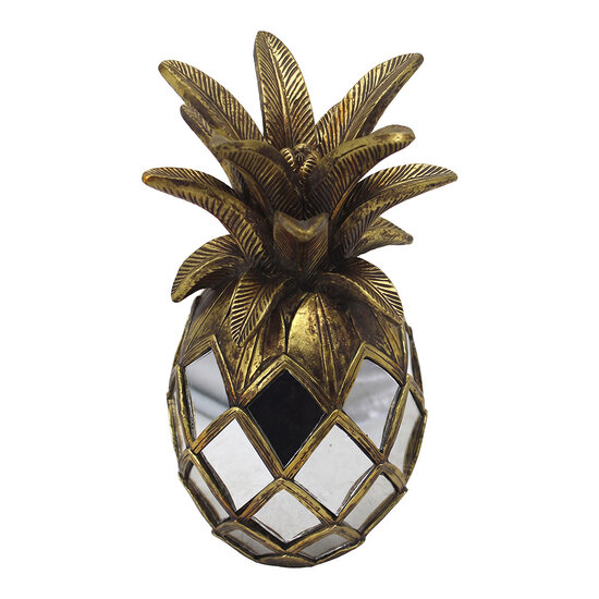 Clayre &amp; Eef | Decoratie ananas Geel 14x14x25 cm | 6PR6463