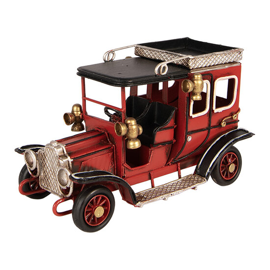 Clayre &amp; Eef | Decoratie Model Auto Rood 16x8x10 cm | 6Y6237