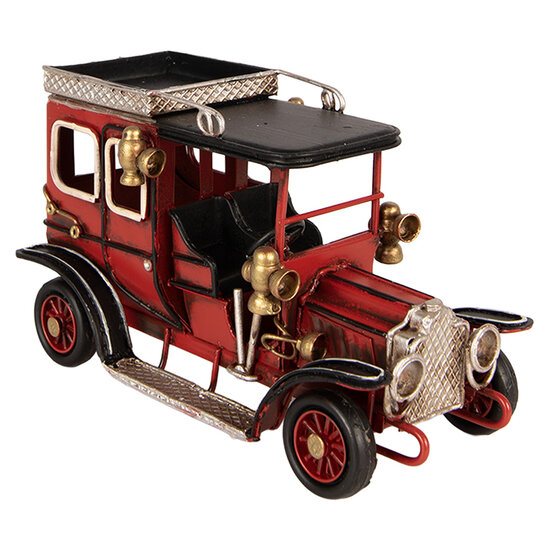 Clayre &amp; Eef | Decoratie Model Auto Rood 16x8x10 cm | 6Y6237