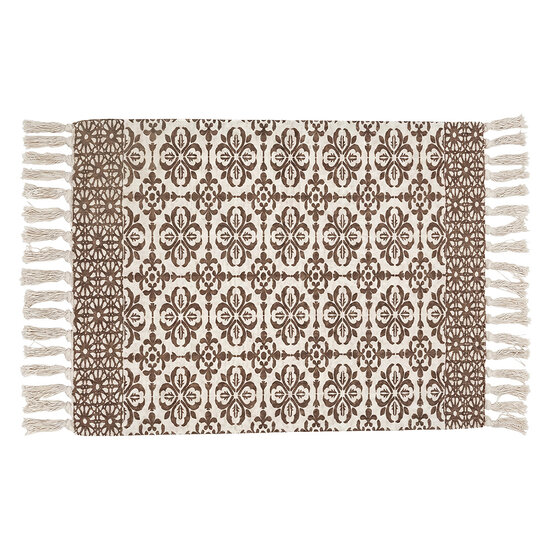 Clayre &amp; Eef | Vloermat Beige Bruin 60x90 cm | KT081.003