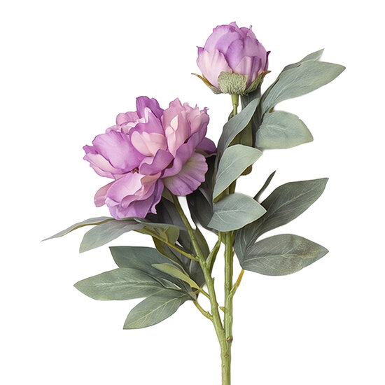 Clayre &amp; Eef | Decoratie tak met bloemen Roze Groen 73 cm | 5PL0377LP