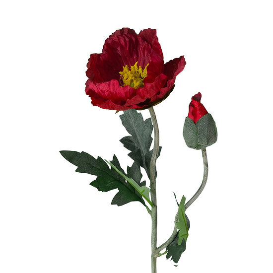 Clayre &amp; Eef | Decoratie tak met bloemen Rood Groen | 5PL0382R