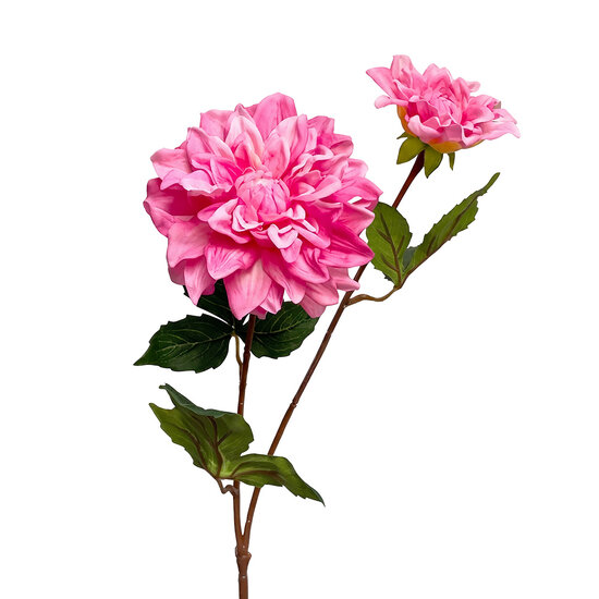 Clayre &amp; Eef | Decoratie tak met bloemen Roze Groen 60 cm | 5PL0387F