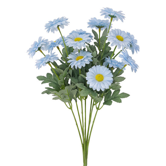 Clayre &amp; Eef | Decoratie tak met bloemen Blauw Groen 89 cm | 5PL0393BL