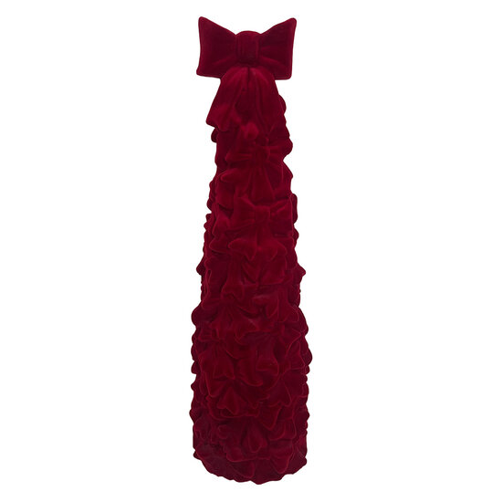 Clayre &amp; Eef | Kerstdecoratie Kerstboom Rood 19x18x60 cm | 5MG0145