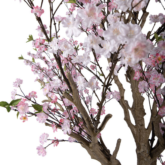 Clayre &amp; Eef | Decoratie Kersenbloesem boom Roze Bruin 190x190x300 cm | 5PL0218