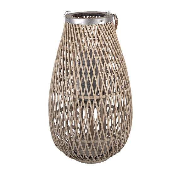 Clayre &amp; Eef | Windlicht Beige &oslash; 31x50 cm | 5RO0105M