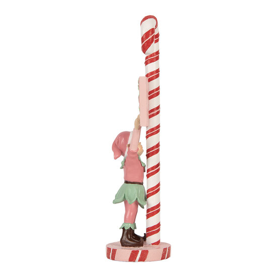 Clayre &amp; Eef | Decoratie elf Roze Beige 11x8x30 cm | 6PR6356