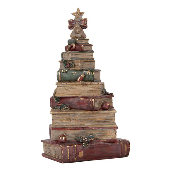 Clayre &amp; Eef | Decoratie Boeken Rood Goudkleurig 17x15x33 cm | 6PR6452