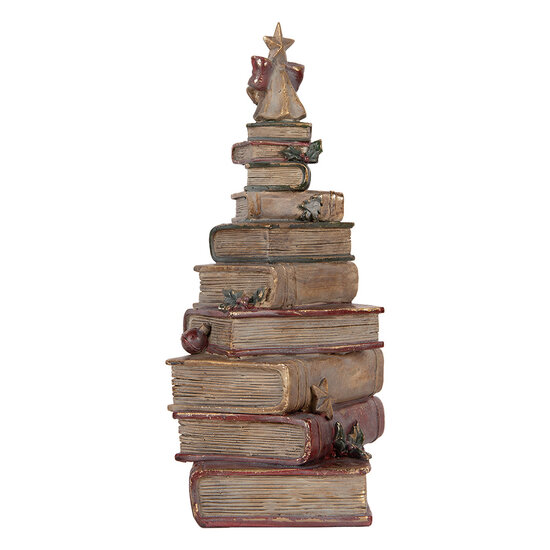 Clayre &amp; Eef | Decoratie Boeken Rood Goudkleurig 17x15x33 cm | 6PR6452